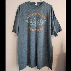 2/$15 American Vintage Blue Tee - Men's Extra Large Tall